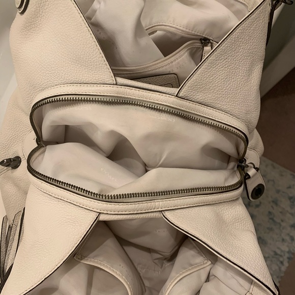 🤍🦄Coach Bandana Rivets Edie31 Shoulder Bag Chalk White F55544 MSRP $450.00 - Picture 5 of 16